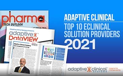 Adaptive Clinical Systems Recognized as Top eClinical Trial Management Solution Providers 2021 by Pharma Tech Outlook